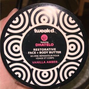 Tweak-d Restorative Face & Body Butter - Vanilla Amber featuring Dhatelo New 4oz